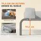 Cama Elevada para Perros Refrescante con Refuerzos Extraíbles Malla Transpirable y Marco de Acero 130x90x30 cm Gris