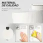 Cubo de Basura Cocina 30L con Pedal Tapa de Cierre Suave y Cubo Extraíble para Dormitorio Oficina Estudio Salón Crema