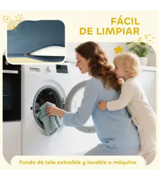 Juego de 9 Bloques de Espuma para Niños con Fundas de Terciopelo Lavables para Escalar y Gatear Multicolor