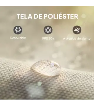 4 Paredes Laterales para Cenador 3x3 m Laterales de Carpa con 8 Ventanas Protección UV 30+ Impermeable Gris Claro