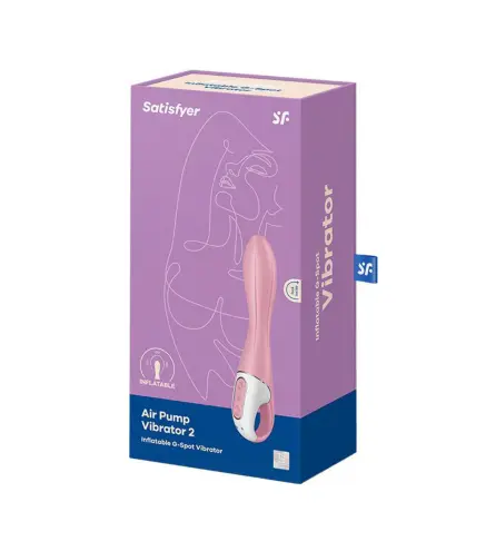 SATISFYER AIR PUMP VIBRATOR 2 INFLATABLE PUNTO G VIBRADOR 1UN