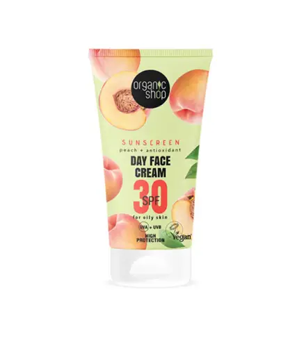 ORGANIC SHOP PEACH CREMA FACIAL DE DIA SPF30 50ML