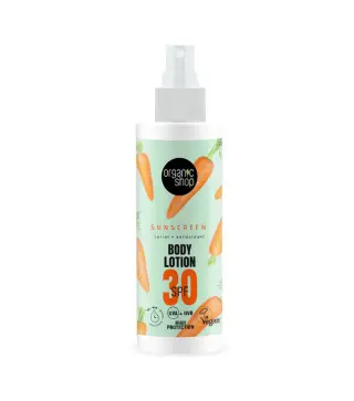 ORGANIC SHOP CARROT LOCION CORPORAL SPF30 150ML