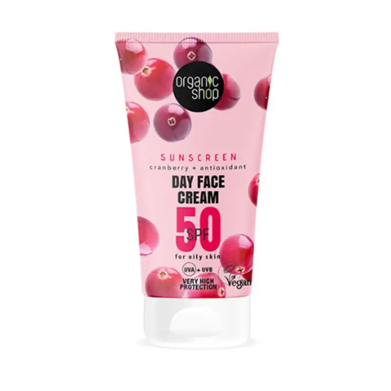 ORGANIC SHOP CRANBERRY CREMA FACIAL DE DIA SPF50 50ML ORGANIC SHOP CRANBERRY CREMA FACIAL DE DIA SPF50 50ML