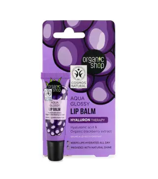 NATURA SIBERICA AQUA GLOSSY BALSAMO LABIAL BLACKBERRY 1UN