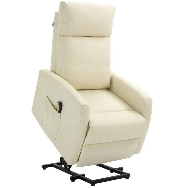 Sillón Levanta Personas Sillón Relax Eléctrico Sillón Elevador Reclinable 145° con Control Remoto 67x95x105 cm Crema Sillón Levanta Personas Sillón Relax Eléctrico Sillón Elevador Reclinable 145° con Control Remoto 67x95x105 cm Crema