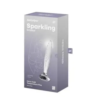 SATISFYER SPARKLING CRYSTAL CONSOLADOR HOT & COLD TEMPERATURE PLAY 1UN