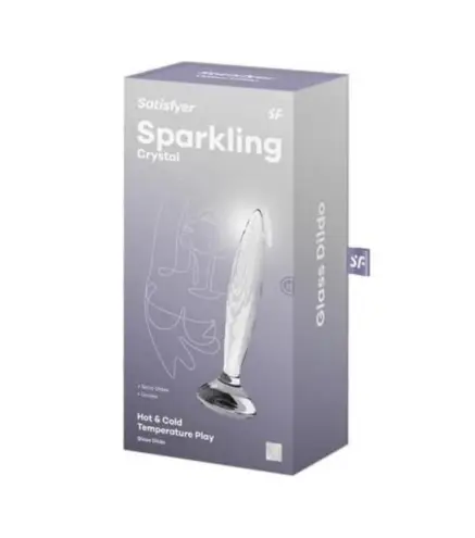 SATISFYER SPARKLING CRYSTAL CONSOLADOR HOT & COLD TEMPERATURE PLAY 1UN