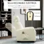 Sillón Levanta Personas Sillón Relax Eléctrico Sillón Elevador Reclinable 145° con Control Remoto 67x95x105 cm Crema Sillón Levanta Personas Sillón Relax Eléctrico Sillón Elevador Reclinable 145° con Control Remoto 67x95x105 cm Crema