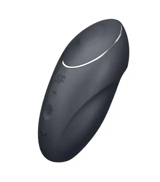 SATISFYER TAP CLIMAX 1 SENSUAL TAPPING LAY-ON VIBRADOR GRIS 1UN
