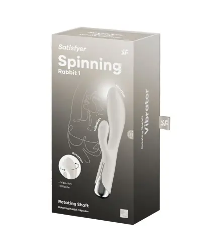 SATISFYER SPINNING RABBIT 1 ROTATING RABBIT VIBRADOR BEIGE 1UN