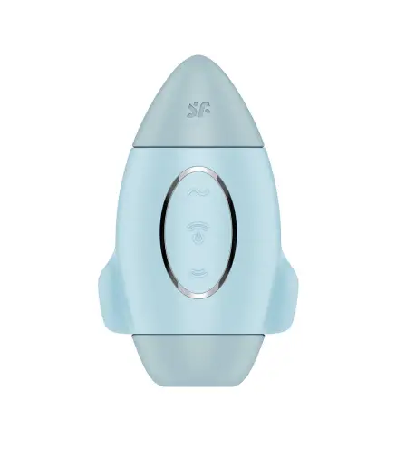SATISFYER MISSION CONTROL DOUBLE AIR PULSE VIBRADOR AZUL 1UN