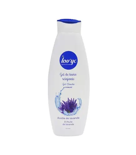 LOVYC ACEITE DE LAVANDA GEL DE BAÑO RELAJANTE 750ML