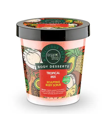 ORGANIC SHOP BODY DESSERS EXFOLIANTE CORPORAL TROPICAL MIX 450ML