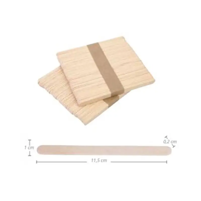 EUROSTIL MADERA BOLSA DE ESPATULAS 115X110MM PACK 100UN EUROSTIL MADERA BOLSA DE ESPATULAS 115X110MM PACK 100UN