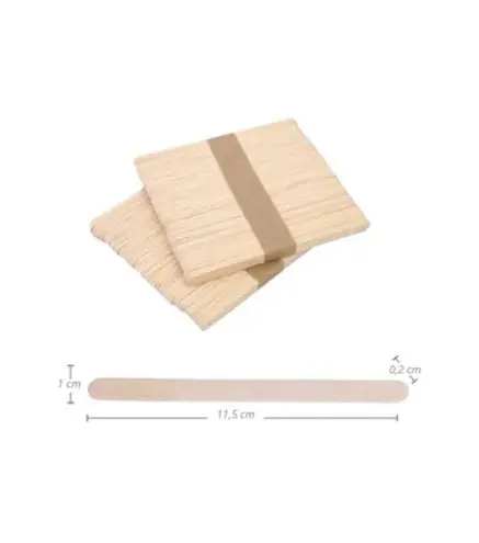 EUROSTIL MADERA BOLSA DE ESPATULAS 115X110MM PACK 100UN
