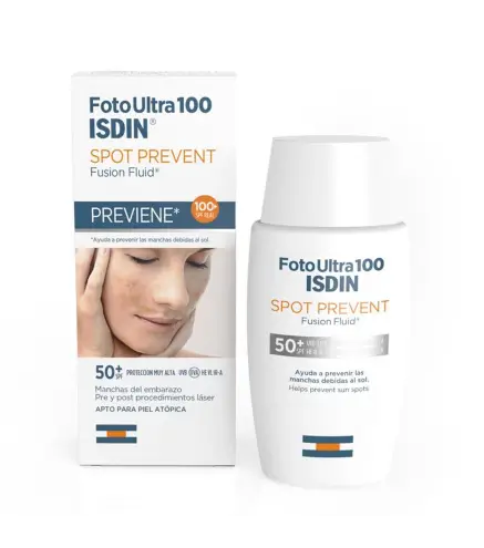 ISDIN FOTOULTRA 100 SPOT PREVENT FLUIDO SPF50+ PIELES ATOPICAS 50ML