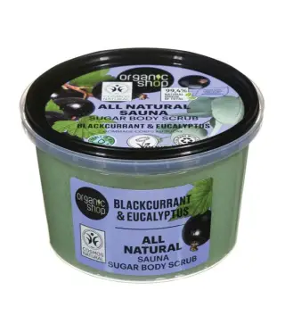 ORGANIC SHOP ALL NATURAL SAUNA EXFOLIANTE CORPORAL AZUCAR GROSELLA 250ML