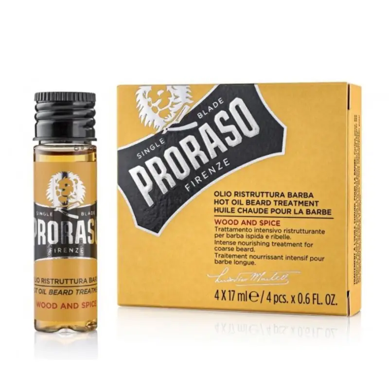 PRORASO WOOD ANS SPICE TRATAMIENTO OIL BEARD 17ML PRORASO WOOD ANS SPICE TRATAMIENTO OIL BEARD 17ML