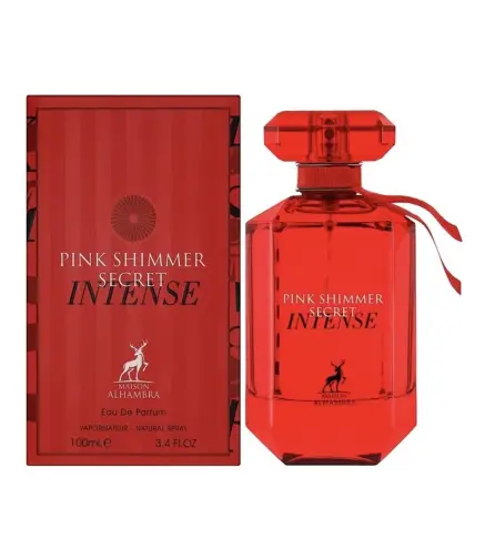MAISON ALHAMBRA PINK SHIMMER SECRET INTENSE EAU DE PARFUM 100ML VAPORIZADOR
