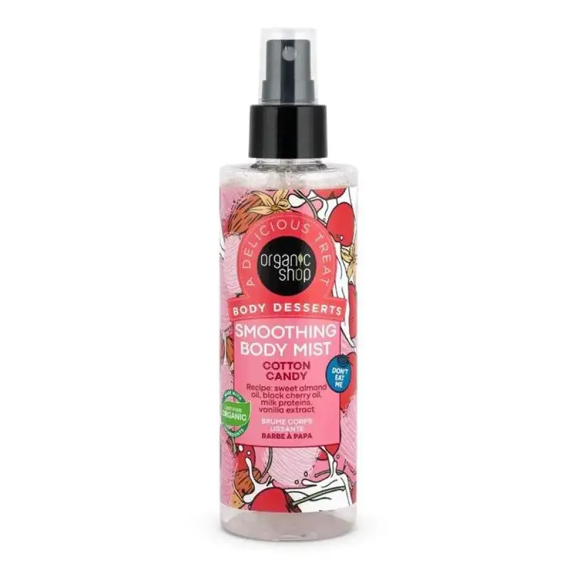 ORGANIC SHOP BODY DESSERTS COTTON CANDY SPRAY CORPORAL HIDRATANTE 200ML VAPORIZADOR