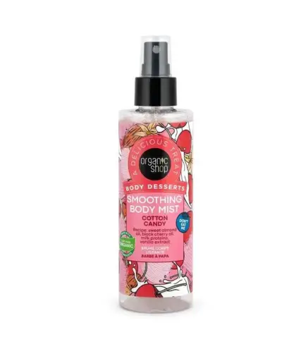 ORGANIC SHOP BODY DESSERTS COTTON CANDY SPRAY CORPORAL HIDRATANTE 200ML VAPORIZADOR