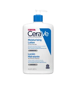 CERAVE PIEL SECA A MUY SECA LOCION HIDRATANTE SIN PERFUME 1000ML