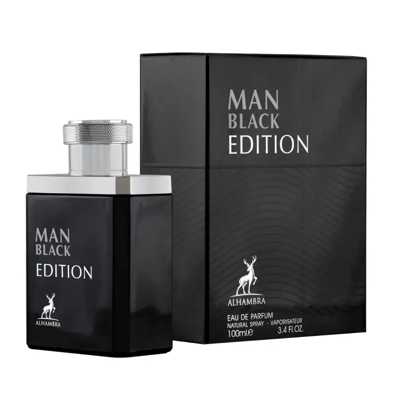 MAISON ALHAMBRA BLACK MAN EDITION EAU DE PARFUM 100ML VAPORIZADOR