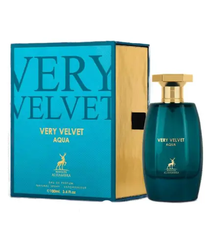MAISON ALHAMBRA VERY VELVET AQUA VELVET VELVET EAU DE PARFUM 100ML VAPORIZADOR