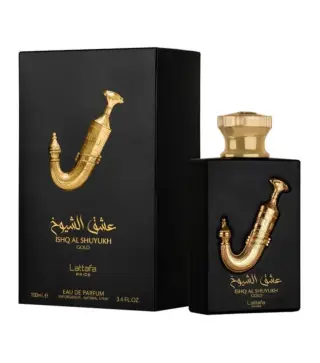 LATTAFA ISHQ AL SHUYUKH GOLD EAU DE PARFUM 100ML VAPORIZADOR