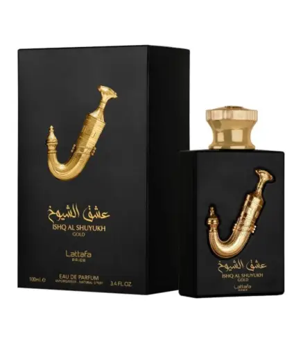 LATTAFA ISHQ AL SHUYUKH GOLD EAU DE PARFUM 100ML VAPORIZADOR