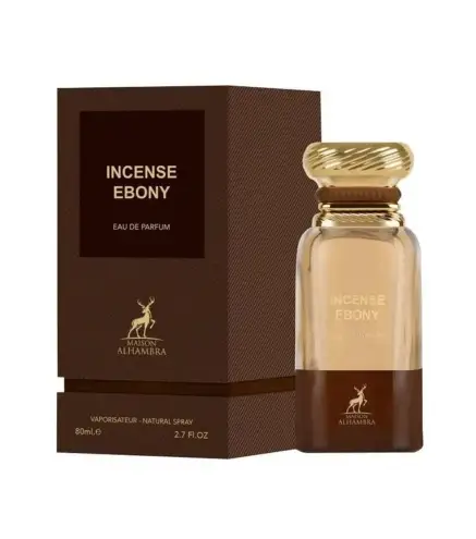 MAISON ALHAMBRA INCENSE EBONY EAU DE PARFUM 80ML VAPORIZADOR