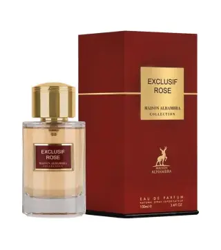 MAISON ALHAMBRA COLLECION EXCLUSIF ROSE EAU DE PARFUM 100ML VAPORIZADOR