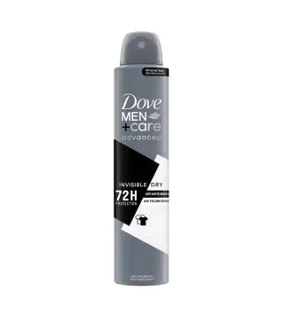 DOVE MEN ADVANCED INVISIBLE DRY 72H SPRAY ANTI-AMARILLOS ANTI-TRANSPIRANTE 200ML VAPORIZADOR