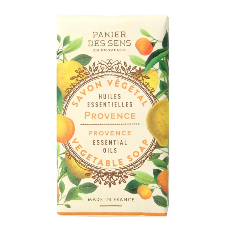 PANIER DES SENS PROVENCE JABON VEGETAL ACEITE ESENCIAL 150GR PANIER DES SENS PROVENCE JABON VEGETAL ACEITE ESENCIAL 150GR