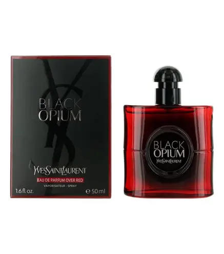 YVES SAINT LAURENT BLACK OPIUM EAU DE PARFUM OVER RED 50ML VAPORIZADOR
