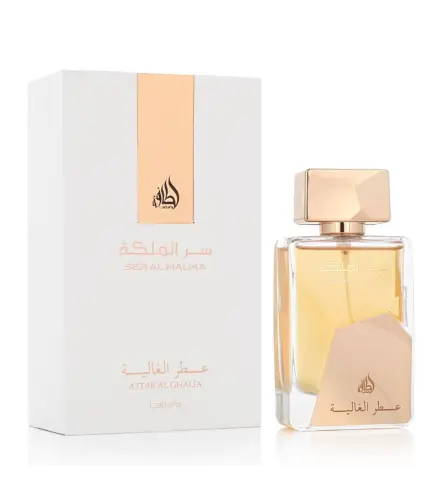 LATTAFA SER AL MALIKA EAU DE PARFUM ATTAR AL GHALIA 100ML VAPORIZADOR