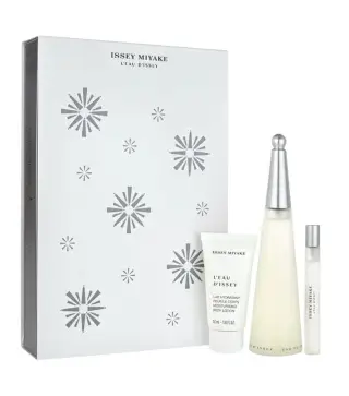 ISSEY MIYAKE L'EAU D'ISSEY EAU DE TOILETTE 100ML VAPORIZADOR + EAU DE TOILETTE 10ML VAPORIZADOR + LOCION CORPORAL PERFUMADA 50ML
