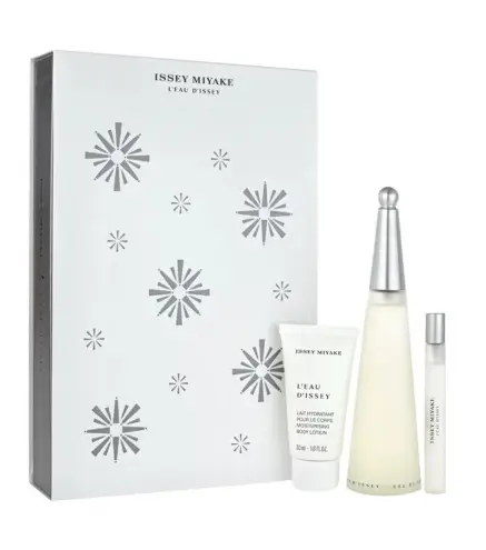 ISSEY MIYAKE L'EAU D'ISSEY EAU DE TOILETTE 100ML VAPORIZADOR + EAU DE TOILETTE 10ML VAPORIZADOR + LOCION CORPORAL PERFUMADA 50ML