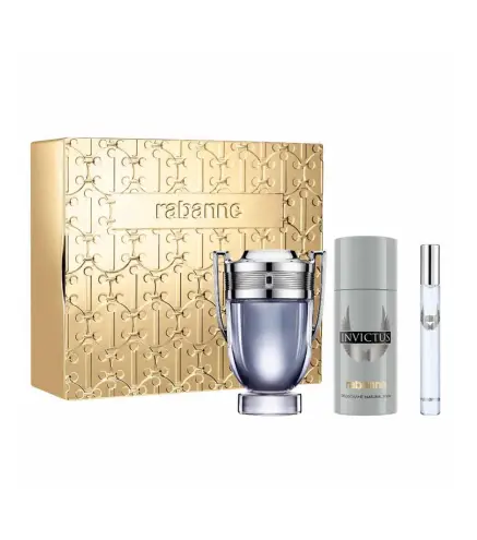 PACO RABANNE INVICTUS EAU DE TOILETTE 100ML + DESODORANTE SPRAY 150ML VAPORIZADOR