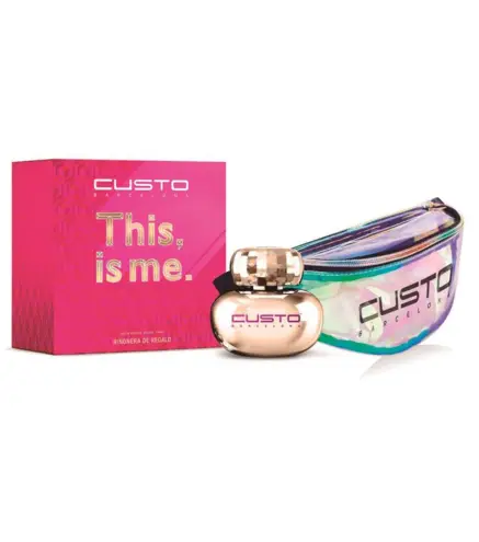 CUSTO THIS IS ME EAU DE PARFUM 100ML VAPORIZADOR + RIÑONERA 1U