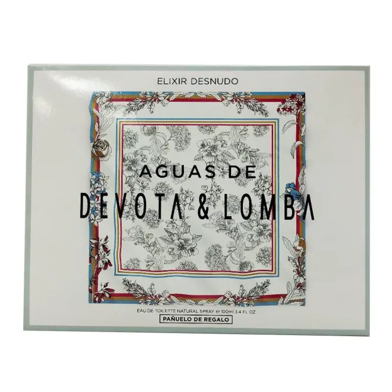 DEVOTA LOMBA AGUAS DE DEVOTA LOMBA EAU DE TOILETTE ELIXIR DESNUDO 100ML + PAÑUELO 1U