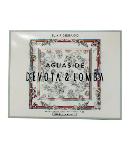 DEVOTA LOMBA AGUAS DE DEVOTA LOMBA EAU DE TOILETTE ELIXIR DESNUDO 100ML + PAÑUELO 1U