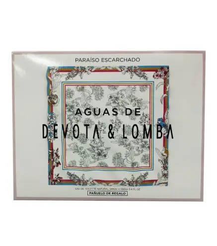DEVOTA LOMBA AGUAS DE DEVOTA LOMBA EAU DE TOILETTE PARAISO ESCARCHADO 100ML + PAÑUELO 1U