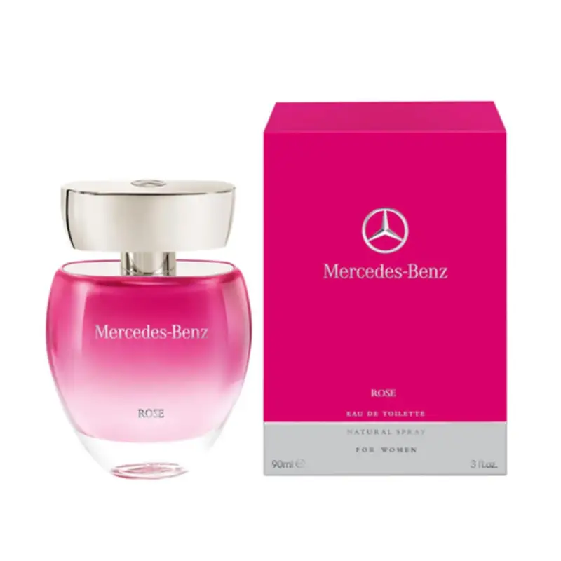 MERCEDES BENZ ROSE EAU DE TOILETTE 90ML MERCEDES BENZ ROSE EAU DE TOILETTE 90ML