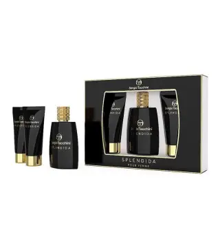 SERGIO TACCHINI SPLENDIDA POUR FEMME EAU DE PARFUM 100ML + LOCION CORPORAL PERFUMADA 100ML + GEL DE BAÓ 100ML