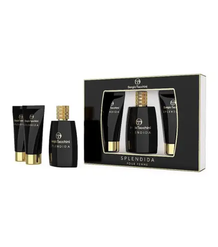 SERGIO TACCHINI SPLENDIDA POUR FEMME EAU DE PARFUM 100ML + LOCION CORPORAL PERFUMADA 100ML + GEL DE BAÓ 100ML