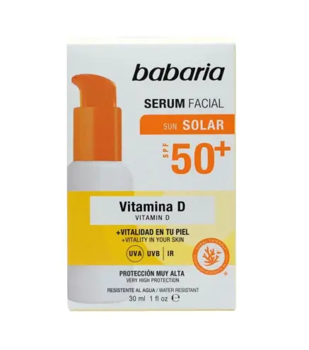 BABARIA VITAMINA D WATERPROOF SERUM FACIAL SPF50+ 30ML