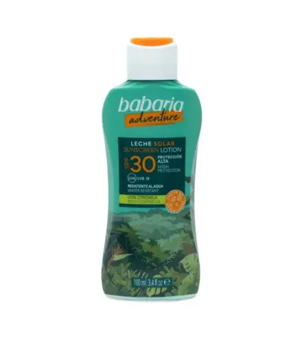 BABARIA ADVENTURE LECHE SOLAR CITRONELA SPF30 100ML