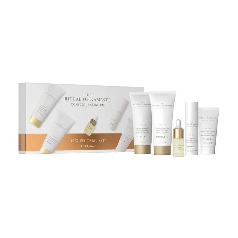 RITUALS THE RITUAL OF NAMASTE SKINCARE LUXURY TRIAL SET 1UN RITUALS THE RITUAL OF NAMASTE SKINCARE LUXURY TRIAL SET 1UN